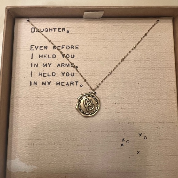 Daughter Heart Necklace .New in Box - Picture 5 of 6